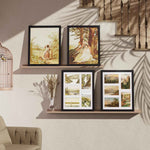 Vittanly 11x14 Collage Picture Frame, Displays 5Pcs 4x6 Pictures with Mat or 1Pcs 11x14 without Mat for Wall Mounting, Picture Frames Collage Wall Decor in Black, 1 Pack