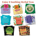 The Republic of Tea Premium Assortment of Teas and Herbs 40 Individually Wrapped Tea Bags