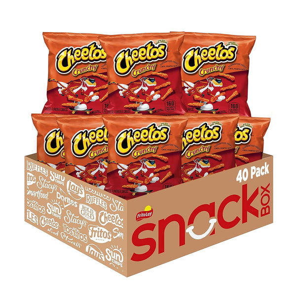Cheetos Cheese Flavored Snacks Variety Pack 40 Count