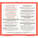 Burt's Bees Tips and Toes Kit, 6 Travel Size Products, Pomegranate Moisturizing, Hydrating, and Nourishing