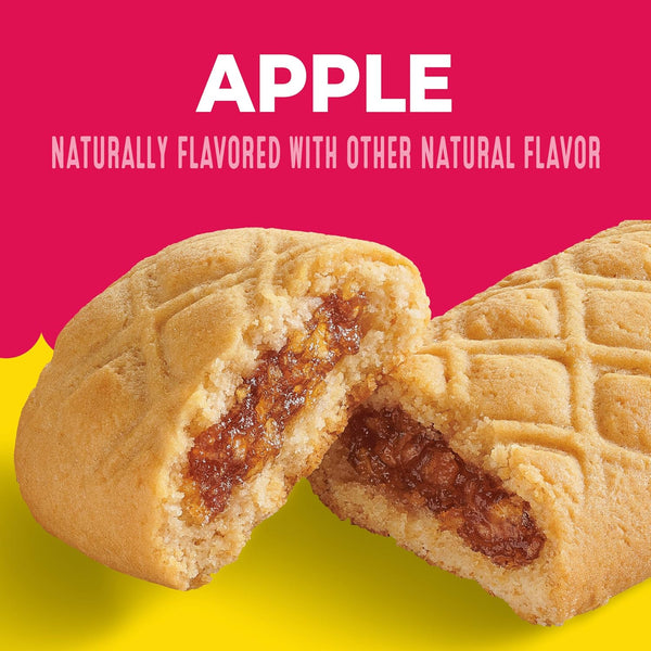 Soft Baked Apple Filled Bars, Apple Flavor Snacks, 5 Count, 6.55 oz