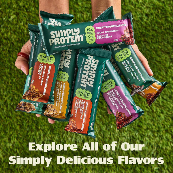 Simply Protein Crispy Vegan Protein Bars Variety Pack