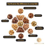 Gift basket with assorted nuts for various occasions