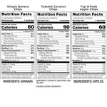 Bare Baked Crunchy Fruit Variety Pack, 16 Count, 0.53 Ounce Bags