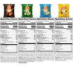 Lay's Potato Chips 4 Flavor Variety Pack 40 Single Serve Bags