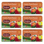 Celestial Seasonings Country Peach Passion Herbal Tea, 20 Tea Bags Box, Pack of 6
