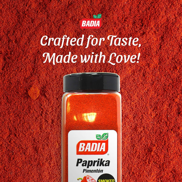 Badia Smoked Paprika 16 oz, All-Natural Spice for Cooking, Grilling, and Seasoning