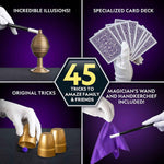 National Geographic Kids Magic Set - 45 Magic Tricks for Kids to Perform with Step-by-Step Video Instructions for Each Trick Provided by a Professional Magician, Toys for Boys and Girls