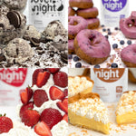 Oats Overnight Party Variety Pack - High Protein, High Fiber Breakfast Protein Shake - Gluten Free Oatmeal, Non GMO Oatmeal - Cookies & Cream, Coconut Cream Pie & More Flavors (8 Pack)