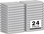 AIDEA Non Scratch Wire Dishcloth 24PK, Wire Dishwashing Rag for Wet and Dry, Washable Dish Rags No Odor, Cleaning Pads Steel Scrubber for Cookware, Sinks, Dishes, Stove Tops, 7"×8"