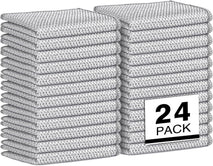 AIDEA Non Scratch Wire Dishcloth 24PK, Wire Dishwashing Rag for Wet and Dry, Dish Cloths for Washing Dishes, Cleaning Pads Steel Scrubber for Cookware, Sinks, Dishes, Stove Tops, 7"×8"