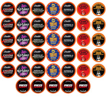 Variety Pack of 40 High Caffeine Coffee Pods for Keurig K Cup Brewers