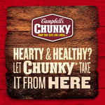 Campbell's Chunky Healthy Request Old Fashioned Vegetable Beef Soup, 18.8 Oz Cans, Case of 12 for Delicious and Filling Lunch or Campfire Meals