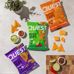 Quest Nutrition Tortilla Style Protein Chips Variety Pack, 12 Count, 1.1 oz, Low Carb, High Protein, Gluten Free