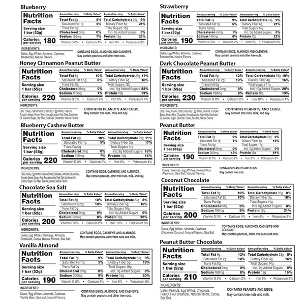 RXBAR Protein Bars Variety Pack 10 Count