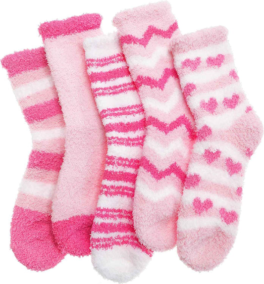 Anlisim Fuzzy Socks for Women, Soft Comfy Cozy Fluffy Thick Winter Warm Fleece Slipper Socks