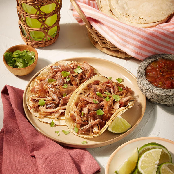 Del Real Foods Carnitas, Shredded Pork Entrée | Fully Cooked, Heat & Serve, Microwaves in Minutes | For Tacos, Bowls & Family Meals | Keep Refrigerated, 15 oz Pack