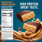 CLIF BUILDERS Chocolatey Peanut Butter Plant Based Protein Bars 12 Pack