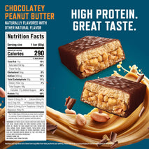 CLIF BUILDERS Chocolatey Peanut Butter Plant Based Protein Bars 12 Pack