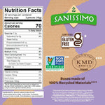 Sanissimo Salmas Chia & Flaxseed, 40 Packs of 3 Crackers, Oven Baked Corn Crackers, Gluten Free, Non-GMO, Kosher Certified