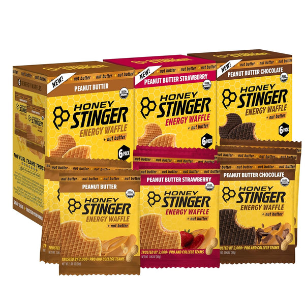 Organic Honey Waffle Energy Stroopwafel for Exercise and Performance