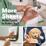 Bounty Quick Size Paper Towels, White, 8 Family Rolls = 20 Regular Rolls - Rayz Mart