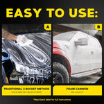 Meguiar's Gold Class Car Wash - 64 Oz, Foam Cannon or Bucket Wash, Safe for All Paint Types, 1-Step Cleaning and Conditioning