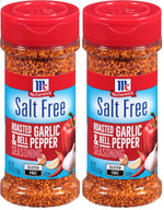 McCormick Salt-Free Roasted Garlic & Bell Pepper Seasoning, 4.34 oz, Flavorful Blend for Low-Sodium Meals