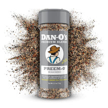 Dan-O's Preem-O Seasoning, 2.5 oz, Sugar-Free, Zero-Calorie, Steak and Meat Seasoning