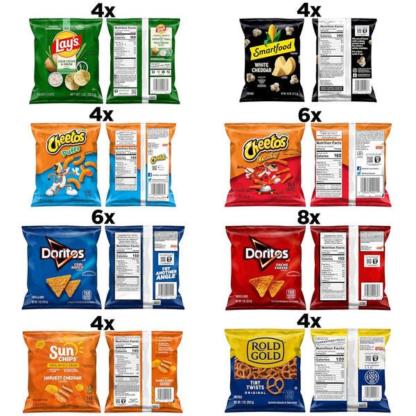 Frito-Lay Fun Times Mix Variety Pack, 40 Count, Assorted Snacks