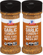 McCormick All Purpose Seasoning, Garlic Onion Black Pepper Sea Salt, 4.25 oz Gluten Free Paleo Non GMO