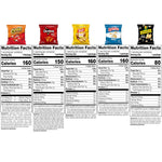 Frito-Lay Classic Mix Variety Pack, Single Serve Snack Bags, Pack of 21