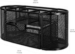 Amazon Basics Mesh Desk Organizer with Pen Holder and Storage