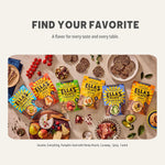 ELLA’S FLATS® Sesame All Seed Savory Crisps – All Natural, Gluten Free, Good Source of Protein, High Fiber, Vegan and Keto Friendly (3 Pack)