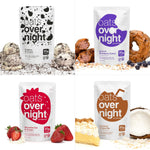 Oats Overnight Party Variety Pack - High Protein, High Fiber Breakfast Protein Shake - Gluten Free Oatmeal, Non GMO Oatmeal - Cookies & Cream, Coconut Cream Pie & More Flavors (8 Pack)