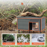 siwa mary heated cat house weatherproof outdoor cat shelter with cat heating pad