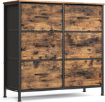 SONGMICS Dresser for Bedroom Storage Unit with 8 Non-Woven Fabric Drawers