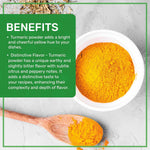 Jiva Organics 1 Pound USDA Organic Turmeric Powder - High Curcumin Content from India