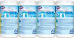 Clorox Disinfecting Cleaning Wipes for Spring Cleaning & Allergy Season, Bleach Free, Fresh Scent and Crisp Lemon, 75 Count Each, Pack of 4