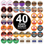 Dark Roast Coffee Pod Variety Pack for Keurig K Cups Coffee Makers