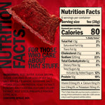 jack links beef jerky original half pounder large jerky bag, 10g protein, 100% beef