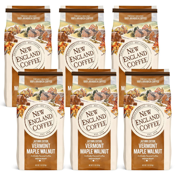 New England Coffee Blueberry Cobbler Medium Roast Ground Coffee, 11oz Bag
