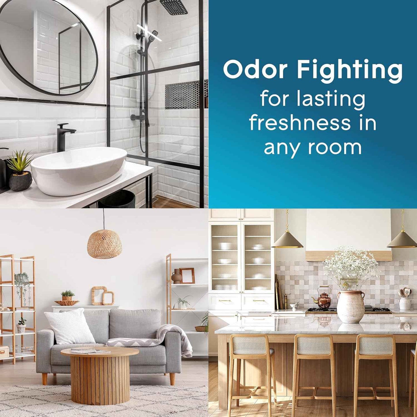 Glade Air Freshener Room Spray, Clean Linen Scent, Odor Fighting to Deliver Long Lasting Freshness, 8 Oz, 6 Count