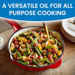 Crisco Pure Vegetable Oil, 1 Gallon, 100% cholesterol-free, gluten-free and kosher pareve cooking oil