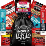 Beef Jerky Gift Baskets for Men with Meat and Cheese Variety Pack