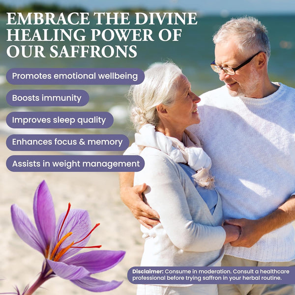 Divine Saffron Threads - Pure Red Saffron from Afghanistan - 1g - Award Winning for Cooking & Wellness