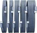 Lisen 5-pack usb c to c cable, 60w fast charging, 10ft for iphone 17, ipad, galaxy s25/s24