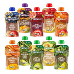 Happy Baby Organics Stage 2 Baby Food Pouches, 10 Count, 4 Ounces Each, Gluten Free, Vegan