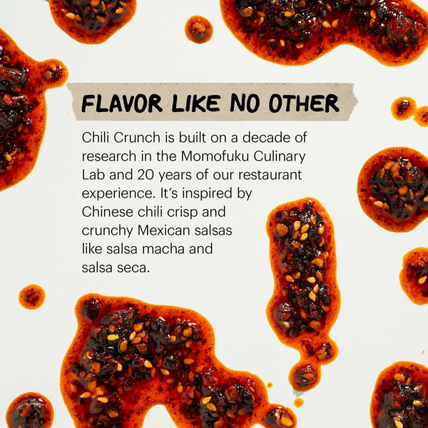 David Chang's Momofuku Chili Crunch, 5.5 Ounces, Spicy Chili Oil with Crunchy Garlic and Shallots