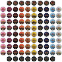InfuSio Coffee Pods Variety Pack, 96 Count, 12 Crafted Medium & Dark Roast Blends, Compatible with Keurig 2.0 Brewers